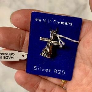 VTG Made In Germany Windmill Sterling Silver Charm Spins Moveable 925